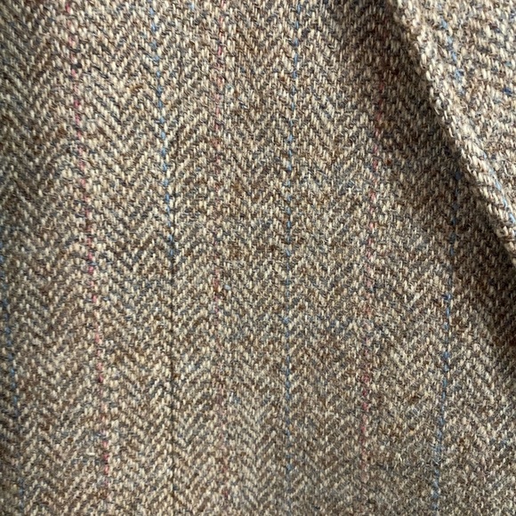 HARRIS TWEED BLAZER - TAN BLUE AND ROSE - 42R - Picture 7 of 16